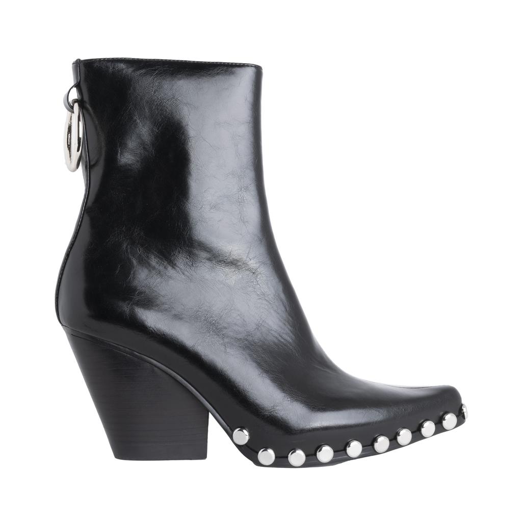 Jeffrey Campbell Womens Black Leather Ankle Boots商品第1张图片规格展示