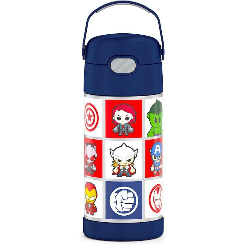 商品Thermos|Thermos Funtainer 12 Ounce Insulated Kids Bottle Avengers,价格¥229,第1张图片