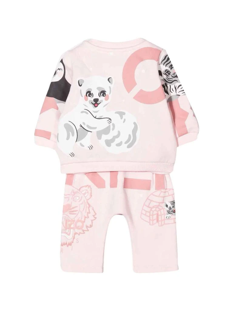 商品Kenzo|Kenzo Kids Pink Jumpsuit Baby Unisex,价格¥1104,第2张图片详细描述