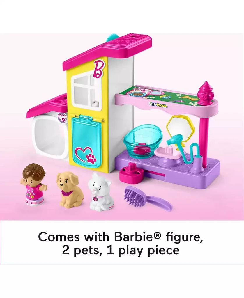 商品Fisher Price|Little People Barbie Play and Care Pet Spa Musical Toddler Playset, Set,价格¥169,第5张图片详细描述