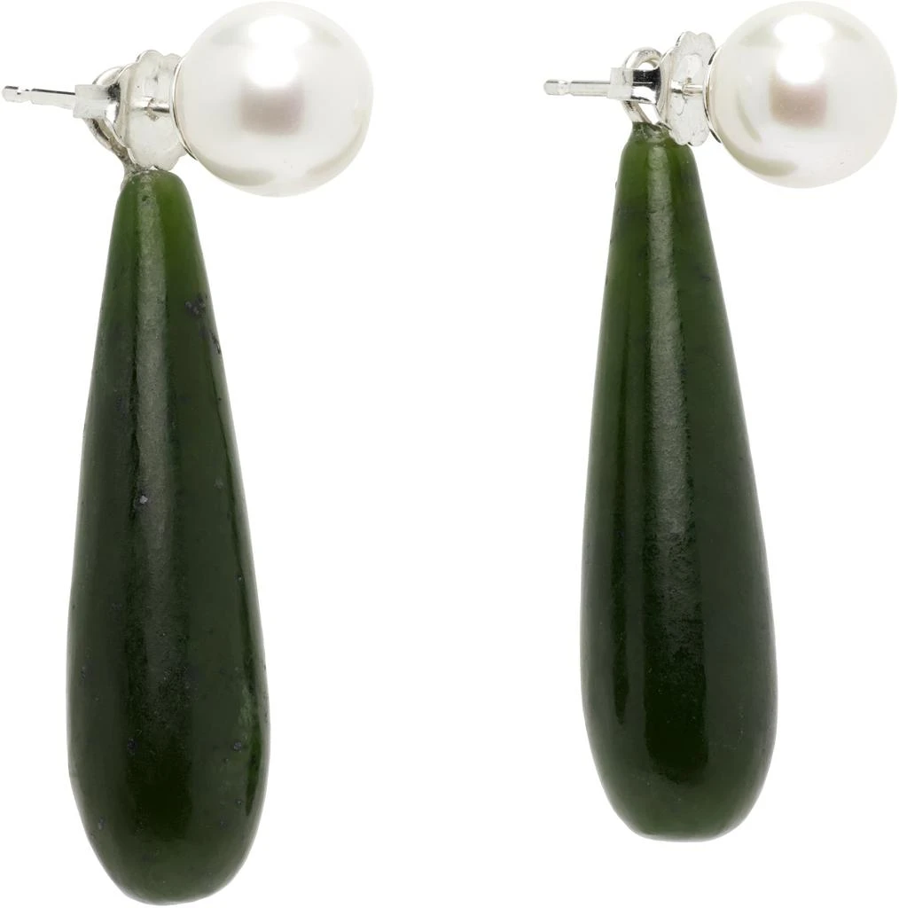 商品Sophie Buhai|Small Angelyne Jade Earrings,价格¥6079,第2张图片详细描述