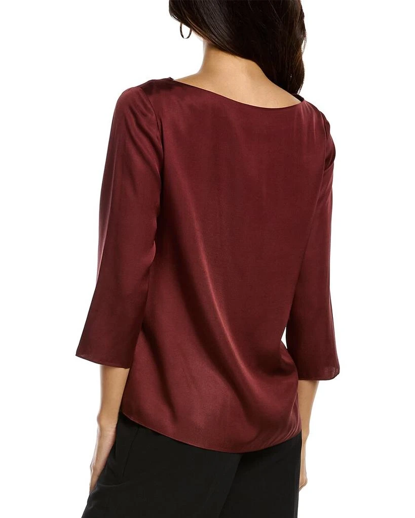 商品Vince|Vince Boatneck Silk-Blend Blouse,价格¥796,第2张图片详细描述