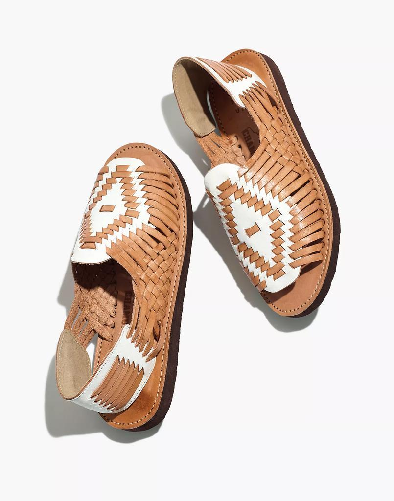 商品Madewell|Chichen Open-Toe Huarache Sandals,价格¥897,第3张图片详细描述