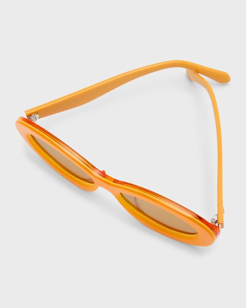 商品KAREN WALKER|Monochrome Acetate Oval Sunglasses,价格¥1539,第5张图片详细描述