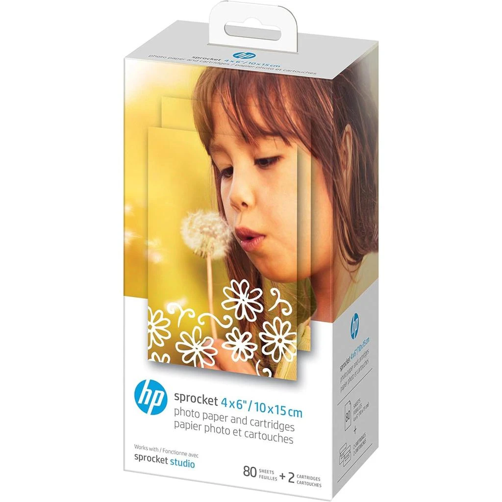 商品HP|Sprocket Studio Plus 4x6” Instant Photo Printer, Photo Album & Accessories Bundle,价格¥1509,第3张图片详细描述
