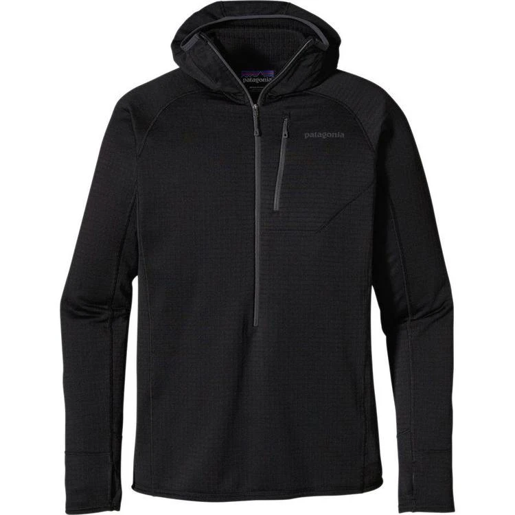 商品Patagonia|R1 Hooded Fleece Pullover - 1/2-Zip - Men's,价格¥1008-¥1185,第3张图片详细描述