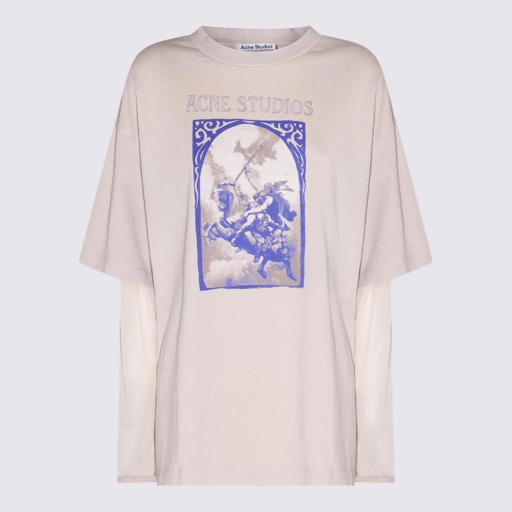 商品Acne Studios|Acne Studios T-shirts and Polos Beige,价格¥1634,第2张图片详细描述