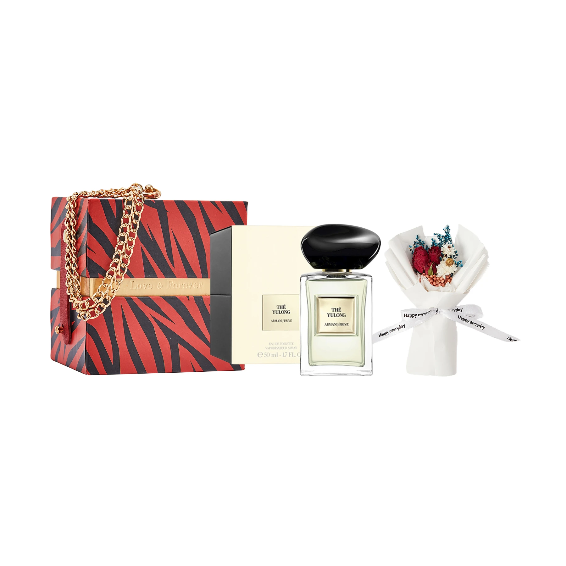 商品[国内直发] Giorgio Armani|阿玛尼 玉龙茶香/岩兰草 持久留香清新 香水红纹礼盒,价格¥1215,第1张图片
