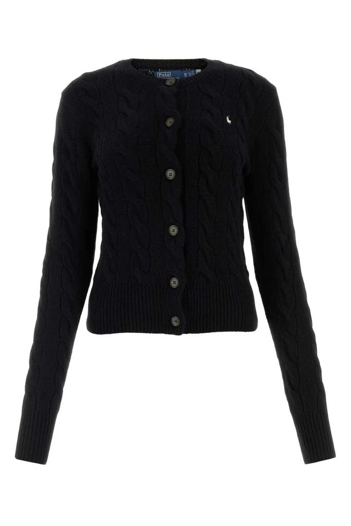 商品Ralph Lauren|Polo Ralph Lauren Pony Embroidered Cable-Knit Cardigan,价格¥1645,第1张图片