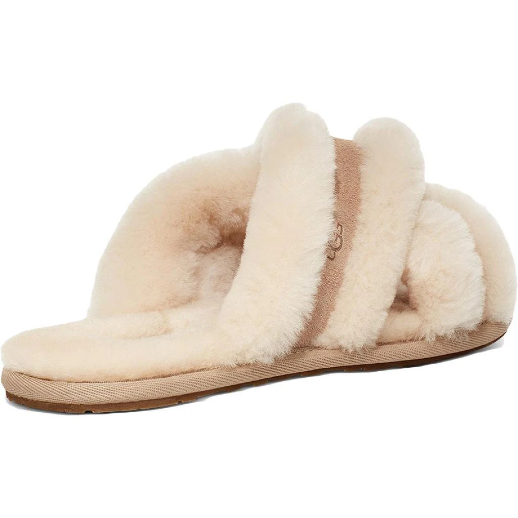 Ugg Scuffita Women's Sheepskin Criss-Cross Fluffy Slide Slippers 商品