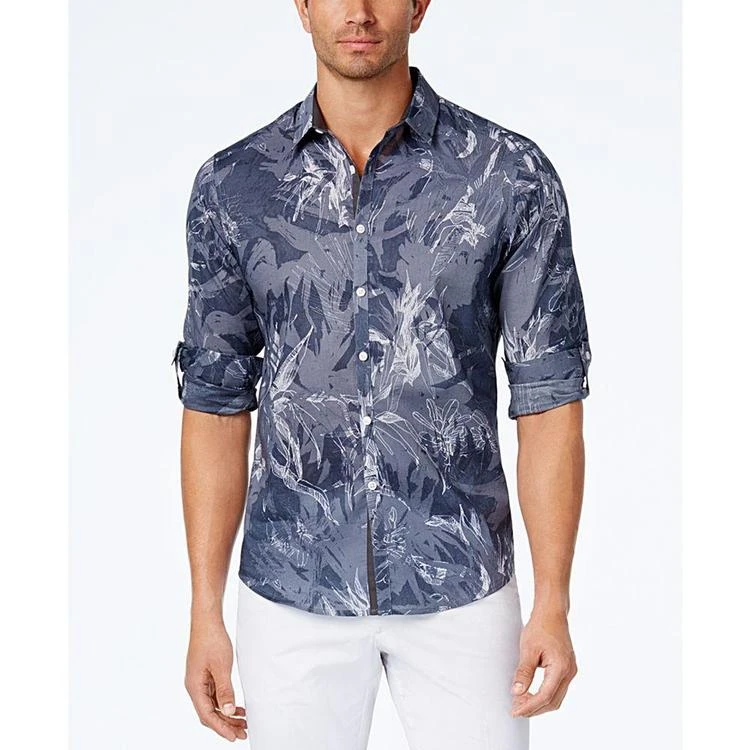 商品INC International|Men's Foliage Print Shirt, Created for Macy's,价格¥301,第1张图片