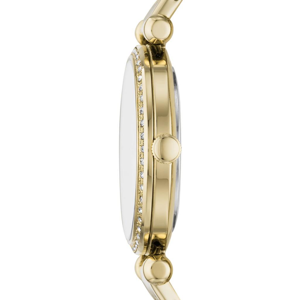 商品Fossil|Fossil Women's Tillie Three-Hand, Gold-Tone Stainless Steel Watch,价格¥391,第4张图片详细描述