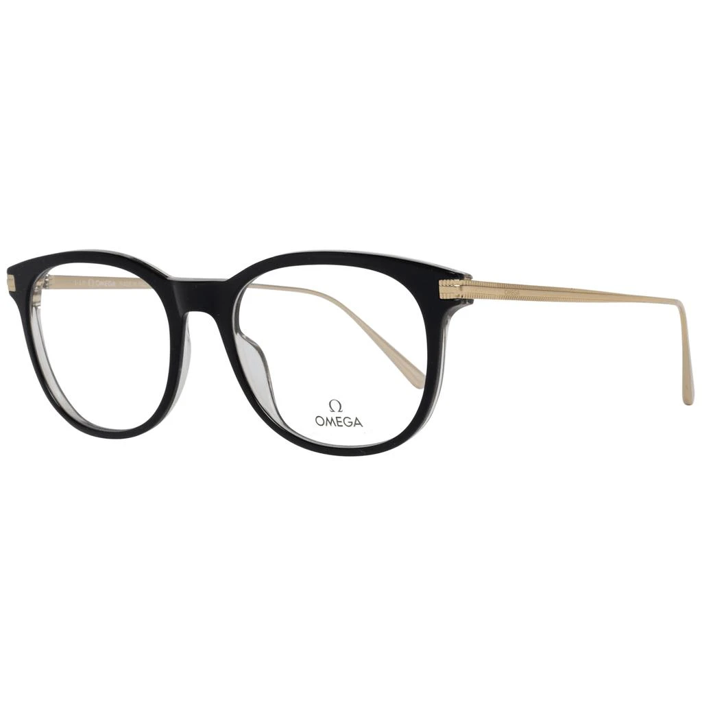 商品Omega|Omega Black Men Optical Frames,价格¥1580,第1张图片