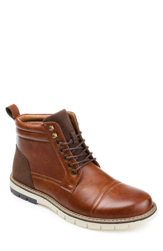 商品Vance Co.|Lucien Vegan Leather Cap Toe Boot,价格¥332,第1张图片