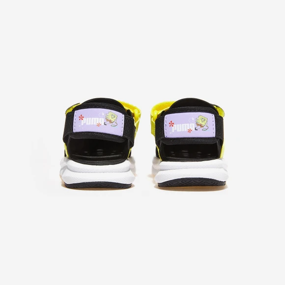 【Brilliant|包邮包税】彪马 Puma Evolve Sandal Spongebob AC Inf 儿童  凉鞋 沙滩鞋 运动凉鞋 拖鞋  PKI39119101 PUMA Black-Lucent Yellow-PUMA White-Vivi 商品