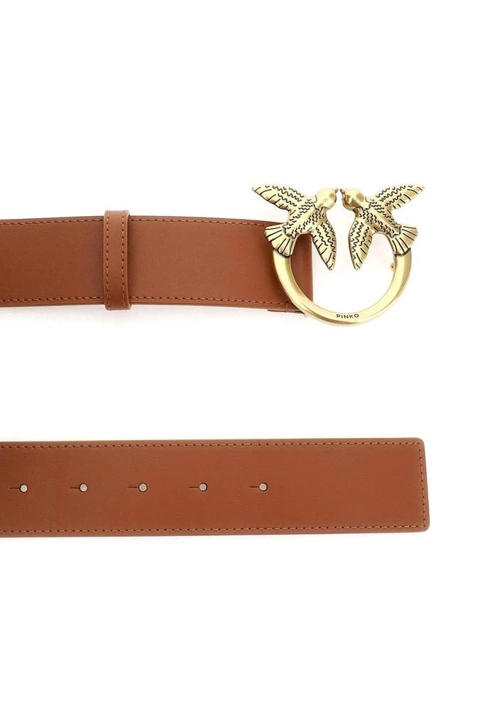 商品PINKO|Pinko Love Birds Leather Belt,价格¥416,第2张图片详细描述