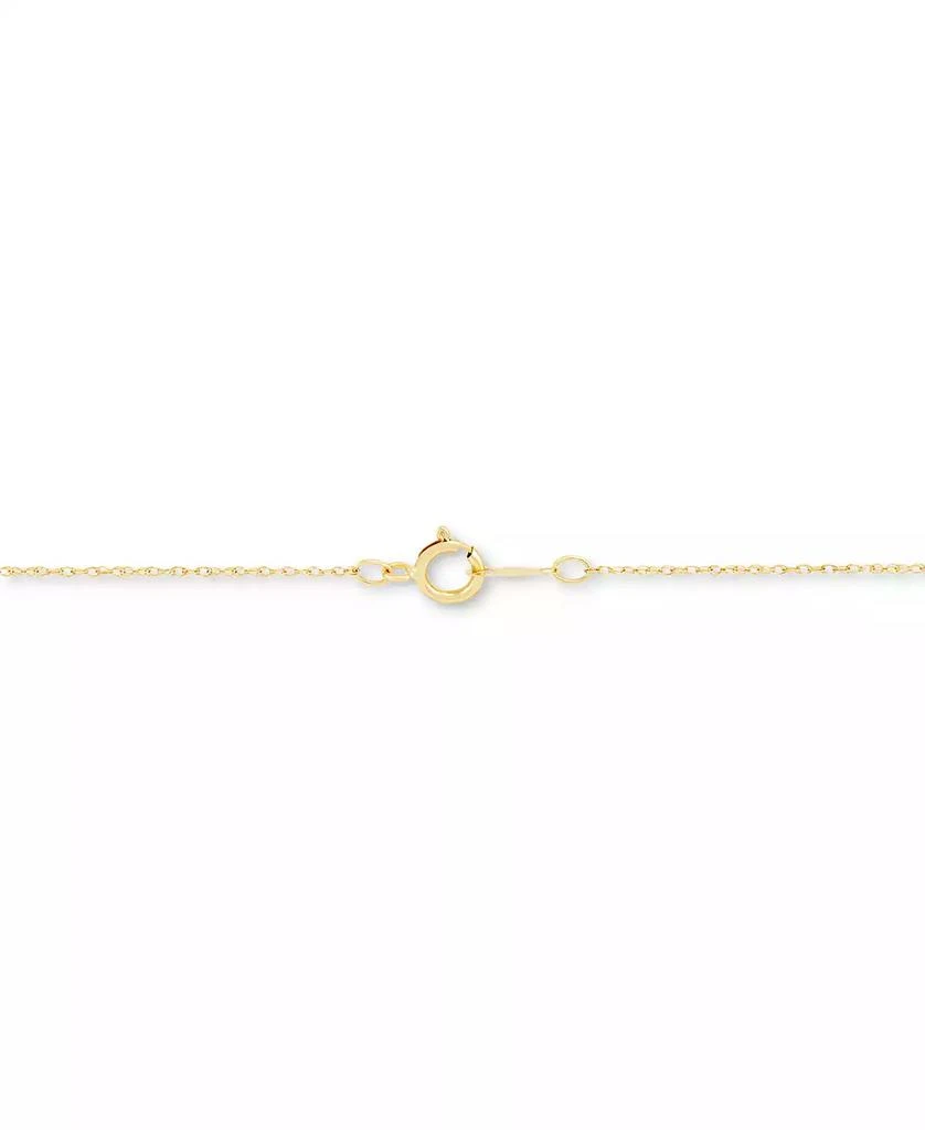 商品Macy's|Opal (1-3/4 ct. t.w.) & Diamond (1/20 ct. t.w.) 18" Pendant Necklace in 14k Gold,价格¥8454,第3张图片详细描述