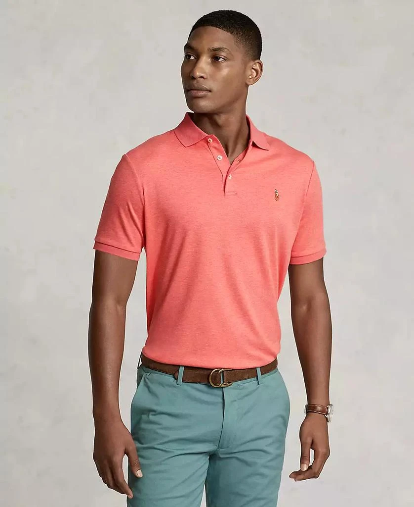 商品Ralph Lauren|Men’s Slim-Fit Soft Cotton Polo Shirt,价格¥861,第3张图片详细描述