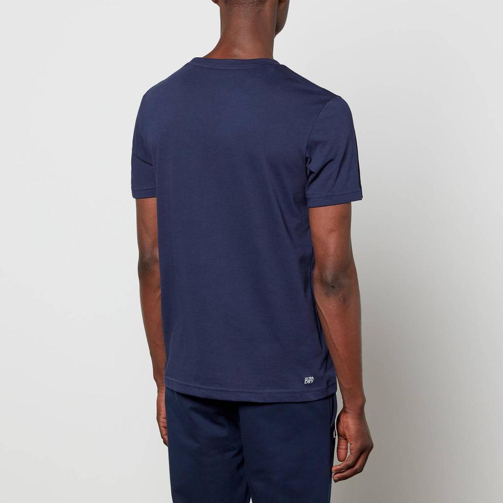 Lacoste Men's Large Croc T-Shirt - Navy Blue/Clover Green商品第2张图片规格展示