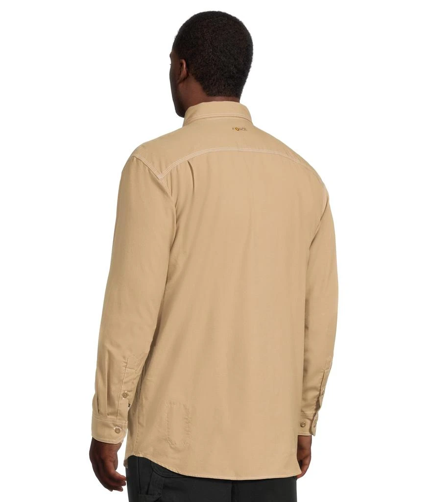 商品Carhartt|Big & Tall Flame-Resistant Force Original Fit Lightweight Long Sleeve Button Front Shirt,价格¥899,第3张图片详细描述