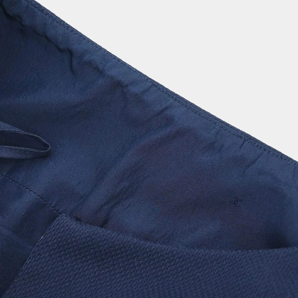 Chanel Navy Blue Collarless Jacket Skirt Suit Set Size 38 商品