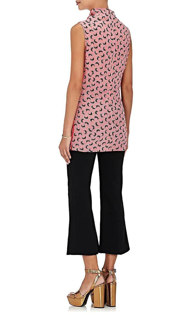 商品Marni|Feather-Print Silk Crepe Top,价格¥2391,第4张图片详细描述