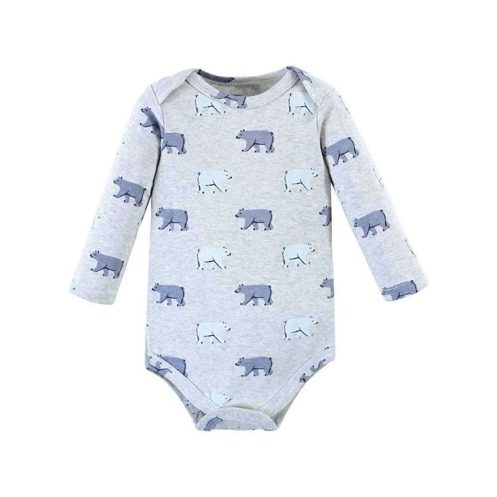 商品Hudson|Baby Boys Cotton Long-Sleeve Bodysuits, Pack of 5,价格¥173,第5张图片详细描述