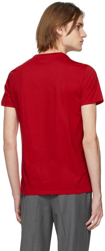 商品Lacoste|Red Pima Cotton Logo T-Shirt,价格¥462,第5张图片详细描述
