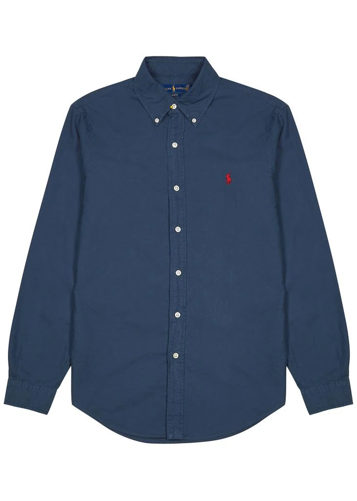 商品Ralph Lauren|Navy cotton Oxford shirt,价格¥1434,第1张图片