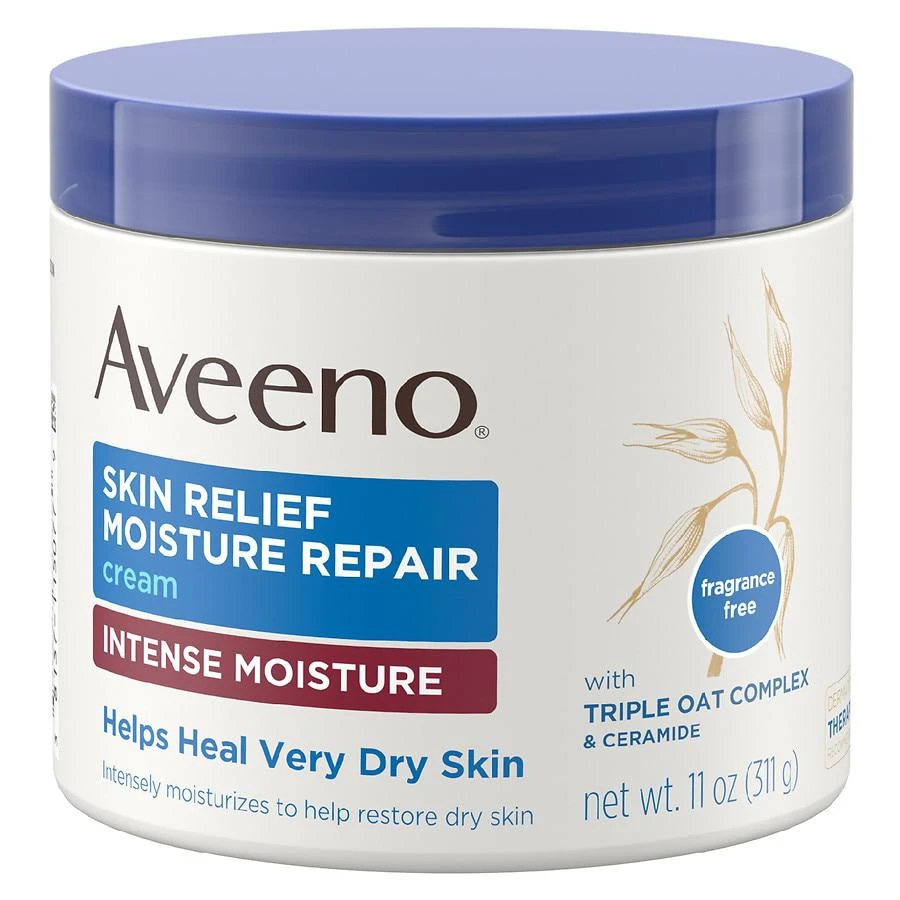 商品Aveeno|Skin Relief Intense Moisturizing Cream Fragrance Free,价格¥184,第1张图片