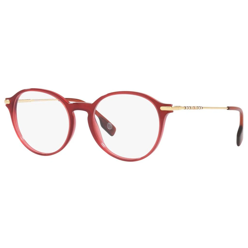 商品Burberry|Burberry 红色 圆形 眼镜,价格¥628,第1张图片