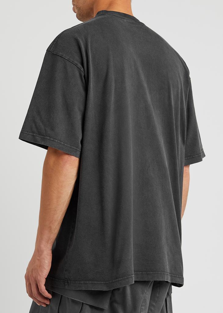 商品Balenciaga|XXXL logo-embroidered cotton T-shirt,价格¥4305,第5张图片详细描述