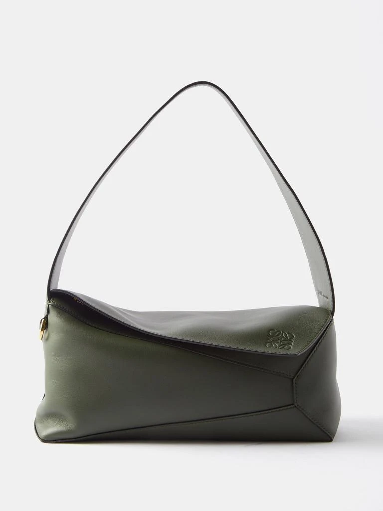 商品Loewe|Puzzle Hobo leather shoulder bag,价格¥19810,第1张图片