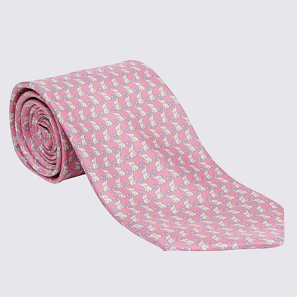 商品Salvatore Ferragamo|Salvatore Ferragamo Ties Pink,价格¥1186,第1张图片