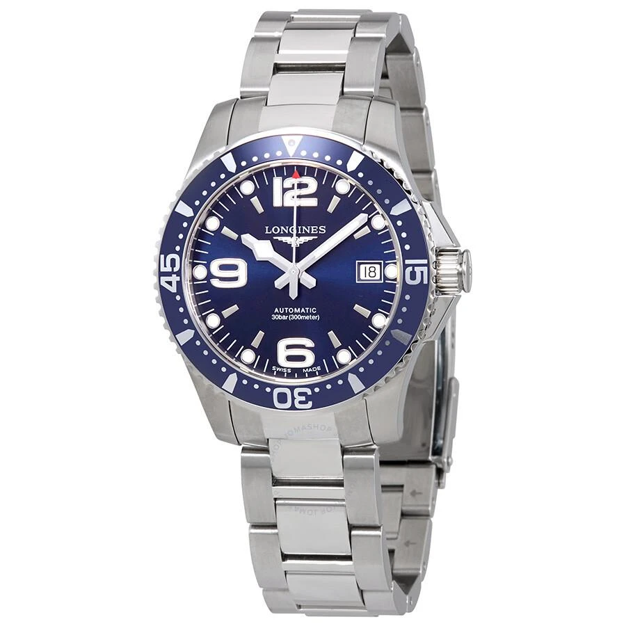 商品Longines|HydroConquest Automatic Men's 39 mm Watch L37414966,价格¥7439,第1张图片