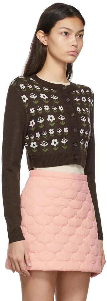 商品Sandy Liang|Brown Bunting Cardigan,价格¥1142,第2张图片详细描述