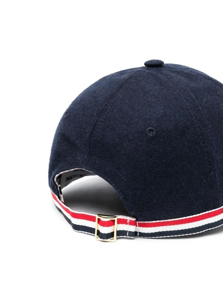 商品Thom Browne|Thom Browne Gg Bow Baseball Cap In Wool Flannel,价格¥4308,第2张图片详细描述