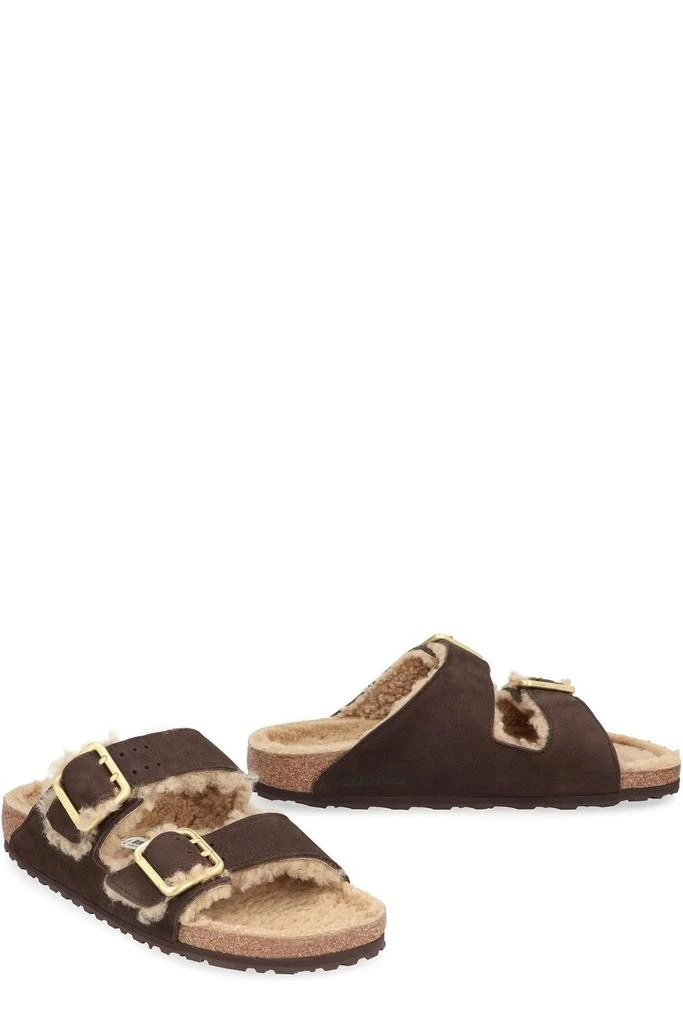 商品Birkenstock|Birkenstock Fur-Lined Double-Strap Sandals,价格¥1403,第2张图片详细描述