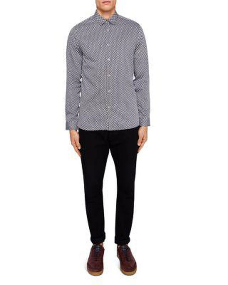 商品Ted Baker London|Skaree Geo Print Regular Fit Button-Down Shirt,价格¥482,第4张图片详细描述