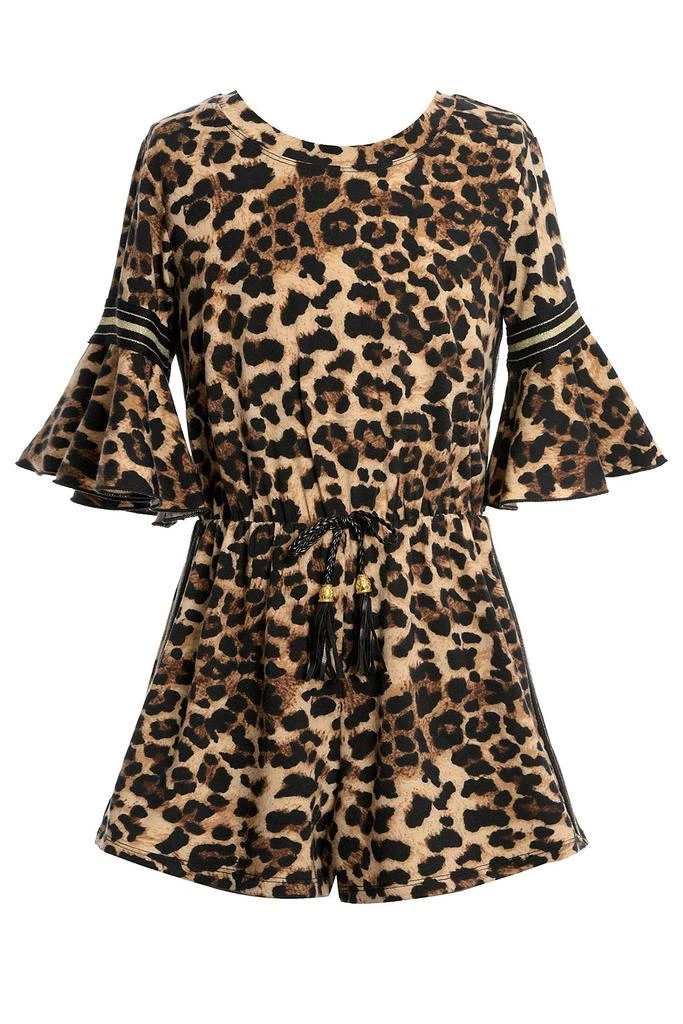 商品Truly Me|Big Girls Animal Print Ruffled Romper,价格¥223,第1张图片