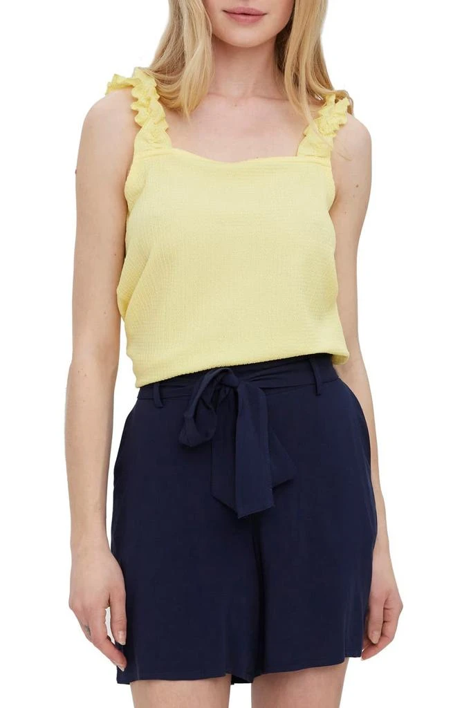 商品VERO MODA|Pam Ruffle Strap Tank Top,价格¥59,第1张图片