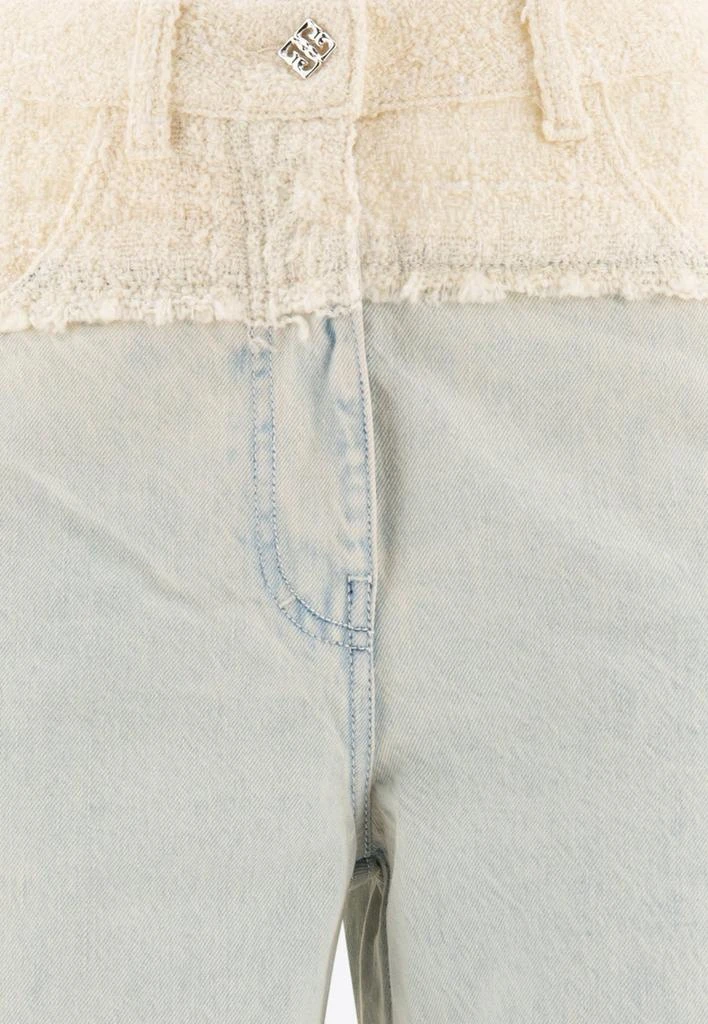 商品Givenchy|Oversized Denim and Tweed Jeans,价格¥7665,第3张图片详细描述