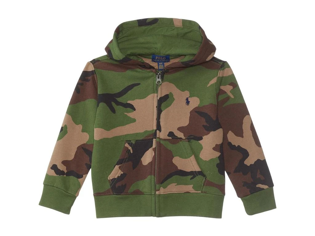 商品Ralph Lauren|Camo Fleece Full-Zip Hoodie (Toddler),价格¥307,第1张图片