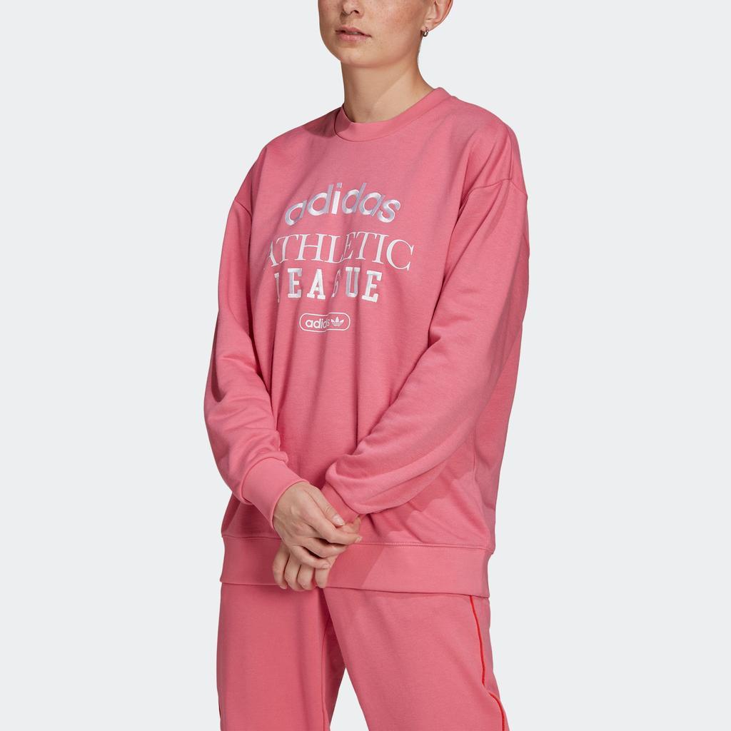 商品Adidas|Women's adidas  Retro Luxury Crew Sweatshirt,价格¥222,第1张图片