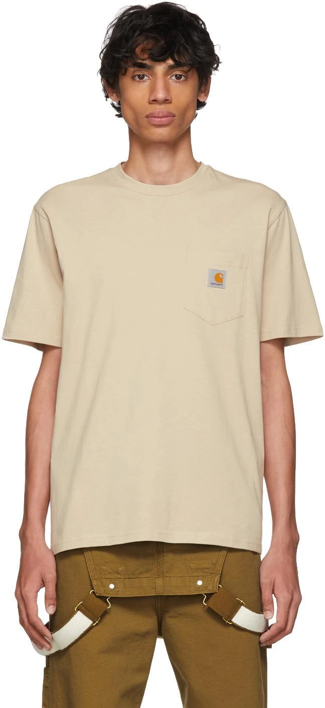 商品Carhartt WIP|Beige Pocket T-Shirt,价格¥236,第1张图片