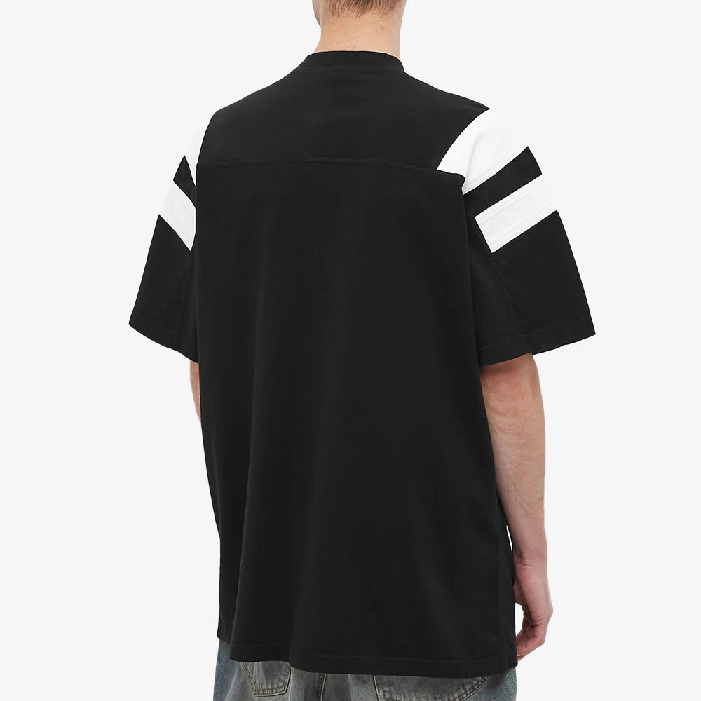 BALENCIAGA 男士黑色棉质徽标刺绣大廓形圆领短袖T恤 675306-TLVA2-1150 商品
