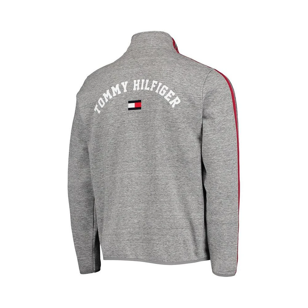 商品Tommy Hilfiger|Men's Heathered Gray Arizona Cardinals Mario Quarter-Zip Jacket,价格¥492,第3张图片详细描述