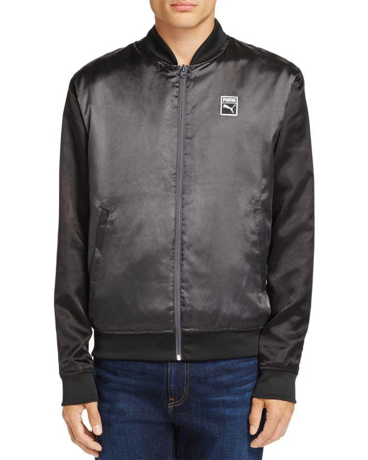 商品Puma|Reversible Satin Bomber Jacket,价格¥519,第2张图片详细描述