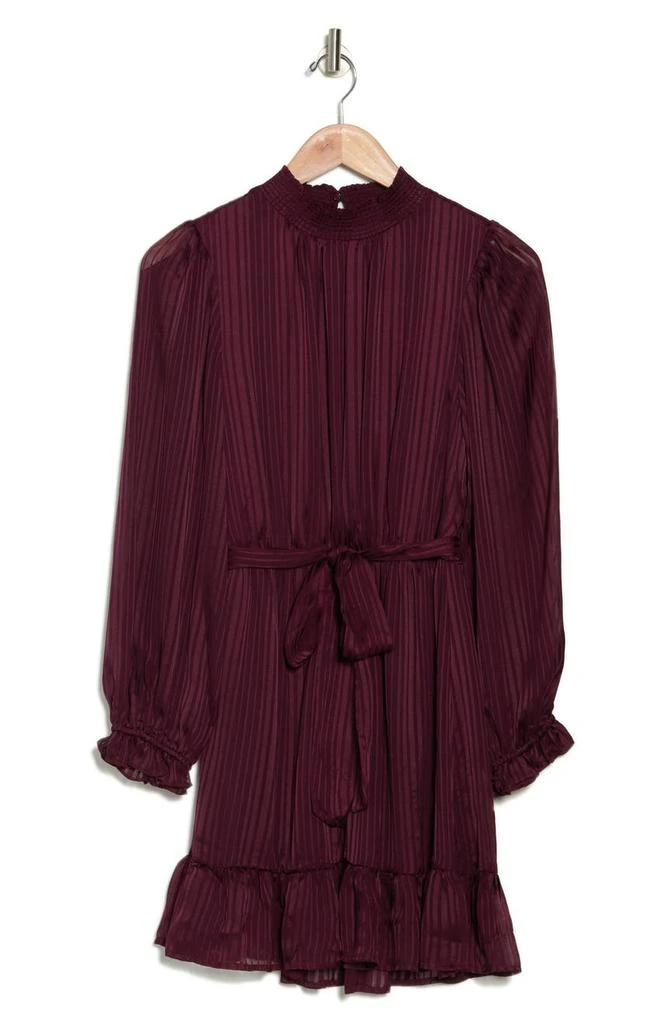 商品Lush|Satin Shadow Stripe Mini Dress,价格¥276,第3张图片详细描述