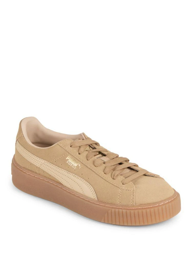 商品Puma|Leather Lace-Up Sneakers,价格¥752,第1张图片